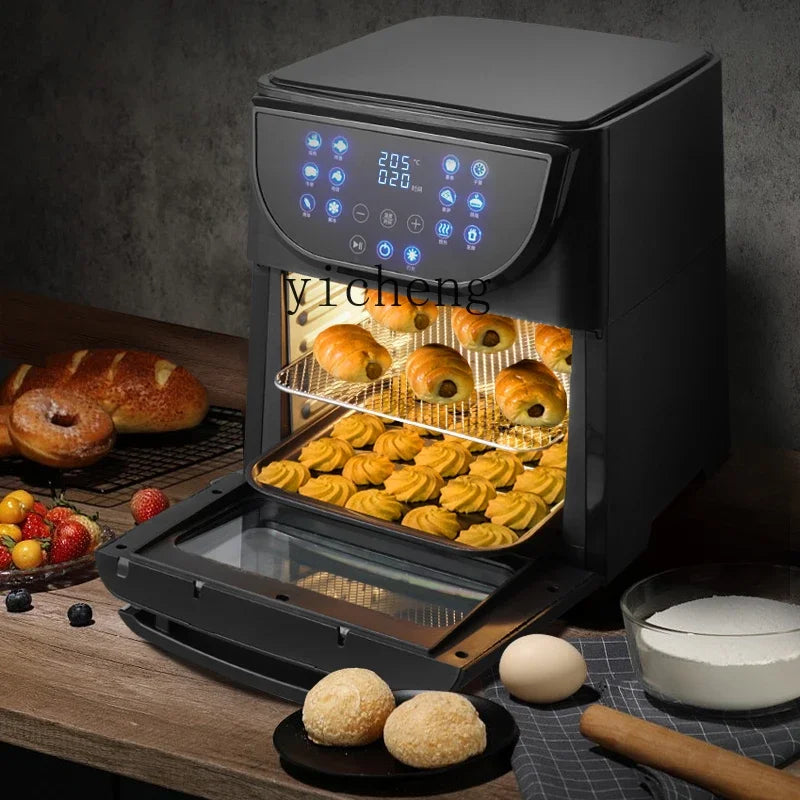 KX  Air Fryer Electric Oven Household Small Multifunctional Integrated Baked Meat Skewers