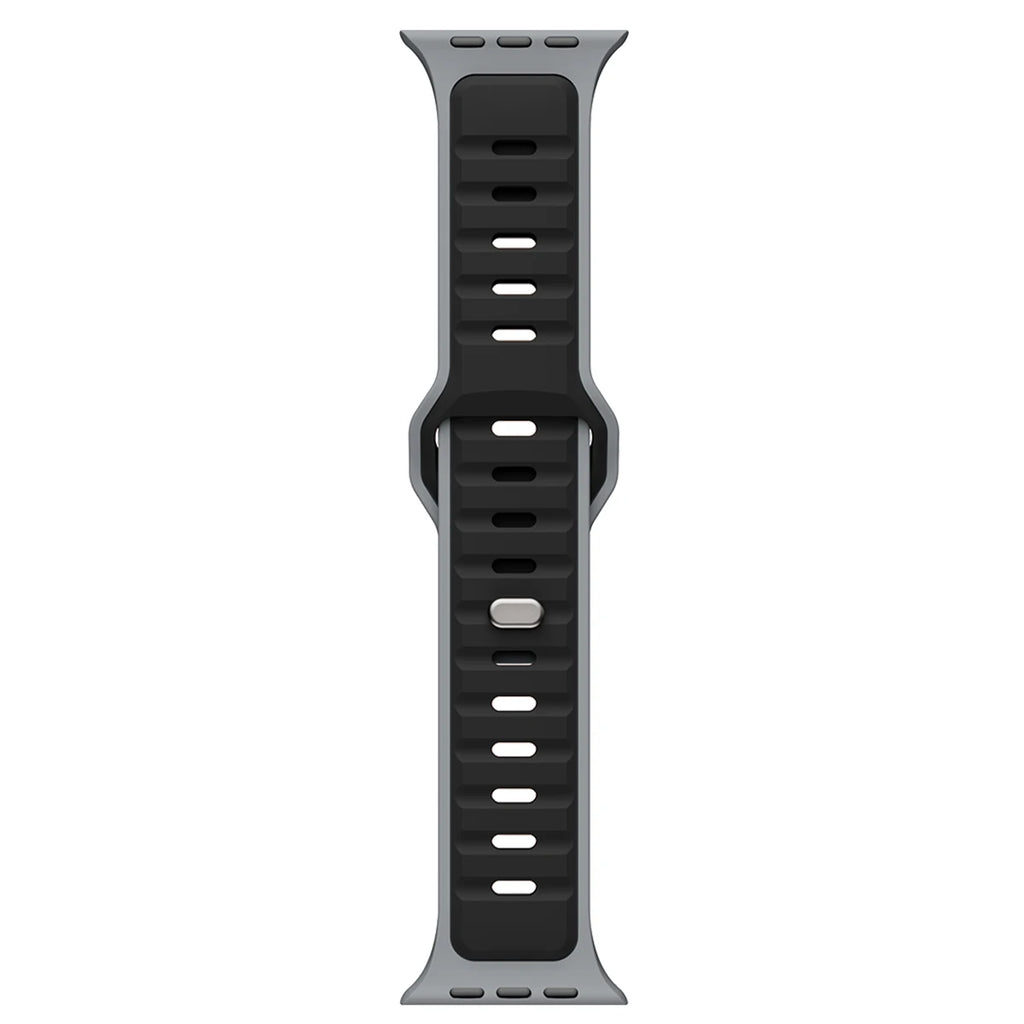 For Iwatch Series 11 10 9 8 7 6 5 4 SE3 Ultra 1 2 Silicone Strap Sports Band for Apple Watch 49mm 46mm 45mm 44mm 42mm 41mm 40mm