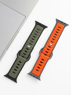 For Iwatch Series 11 10 9 8 7 6 5 4 SE3 Ultra 1 2 Silicone Strap Sports Band for Apple Watch 49mm 46mm 45mm 44mm 42mm 41mm 40mm