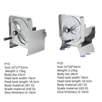 Commercial Vegetable and Fruit Multi-Function Slicer Electric Automatic Lemon Potato Slicer Manual and Electric Dual Use