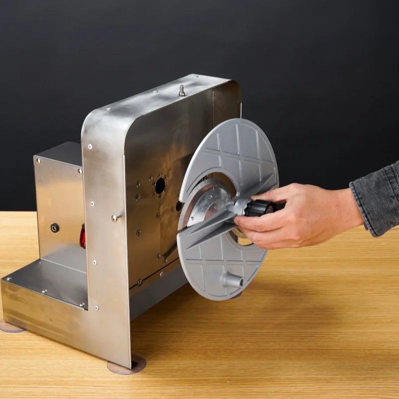 Commercial Vegetable and Fruit Multi-Function Slicer Electric Automatic Lemon Potato Slicer Manual and Electric Dual Use