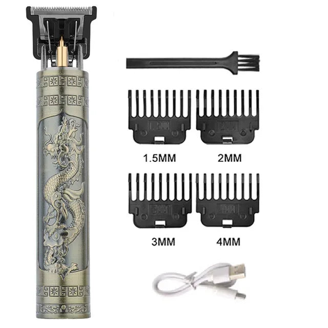 Vintage Body Hair Clipper T9 Hair Trimmer Man Beard Cutting Machine Cordless Beard Trimmer Kits Electric Body Hair Shaving