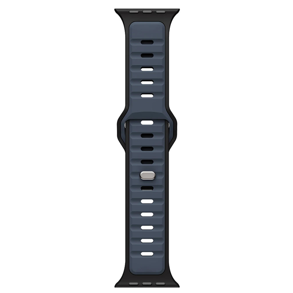 For Iwatch Series 11 10 9 8 7 6 5 4 SE3 Ultra 1 2 Silicone Strap Sports Band for Apple Watch 49mm 46mm 45mm 44mm 42mm 41mm 40mm