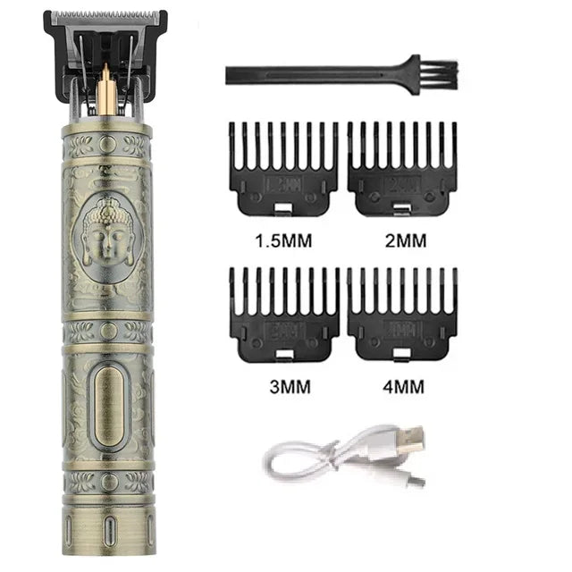 Vintage Body Hair Clipper T9 Hair Trimmer Man Beard Cutting Machine Cordless Beard Trimmer Kits Electric Body Hair Shaving