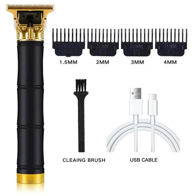 New Hair Clipper For Men's Beard Shaver Professional Version of Wireless Electric  Hair Trimmer Retro T9 Hair Cutting Machine