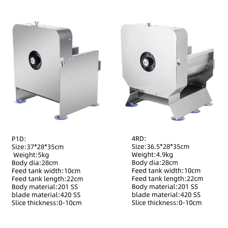 Commercial Vegetable and Fruit Multi-Function Slicer Electric Automatic Lemon Potato Slicer Manual and Electric Dual Use