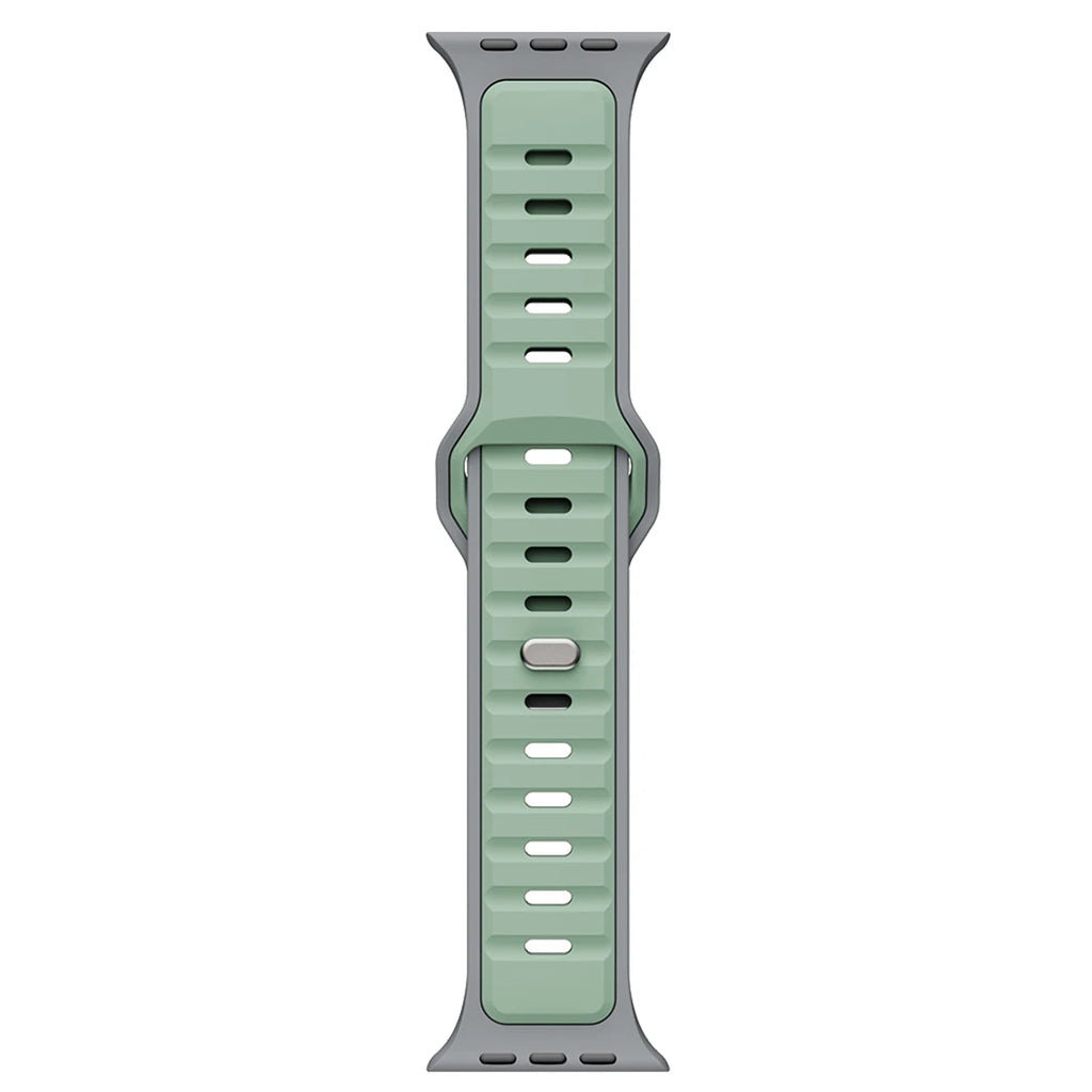 For Iwatch Series 11 10 9 8 7 6 5 4 SE3 Ultra 1 2 Silicone Strap Sports Band for Apple Watch 49mm 46mm 45mm 44mm 42mm 41mm 40mm