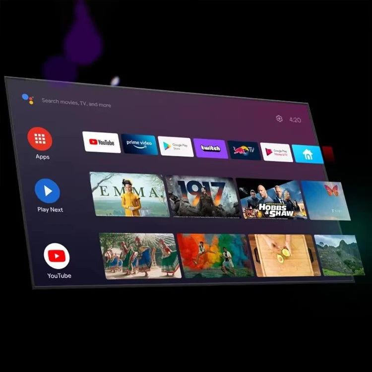 55-Inch  Frameless Android TV 120Hz 4K Hotel TV Use Large Screen Entertainment