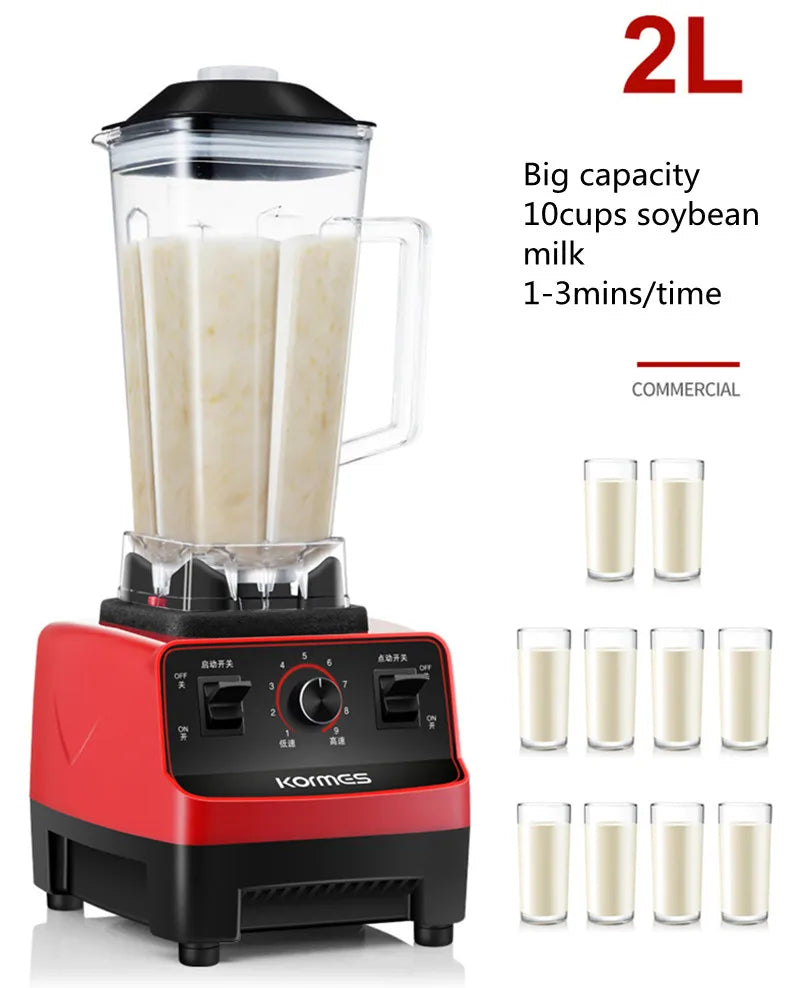 Commercial Wall Breaking Machine Household Mixer Automatic Juicer Smooth Grinding Blender Rice Paste Soymilk