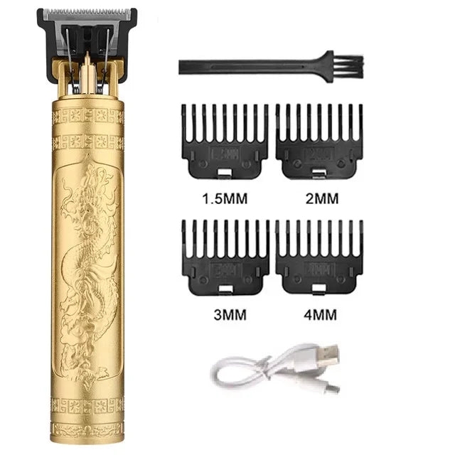 Vintage Body Hair Clipper T9 Hair Trimmer Man Beard Cutting Machine Cordless Beard Trimmer Kits Electric Body Hair Shaving