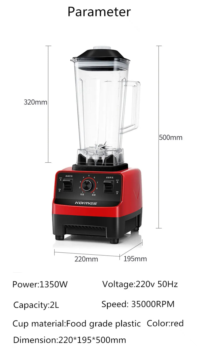 Commercial Wall Breaking Machine Household Mixer Automatic Juicer Smooth Grinding Blender Rice Paste Soymilk