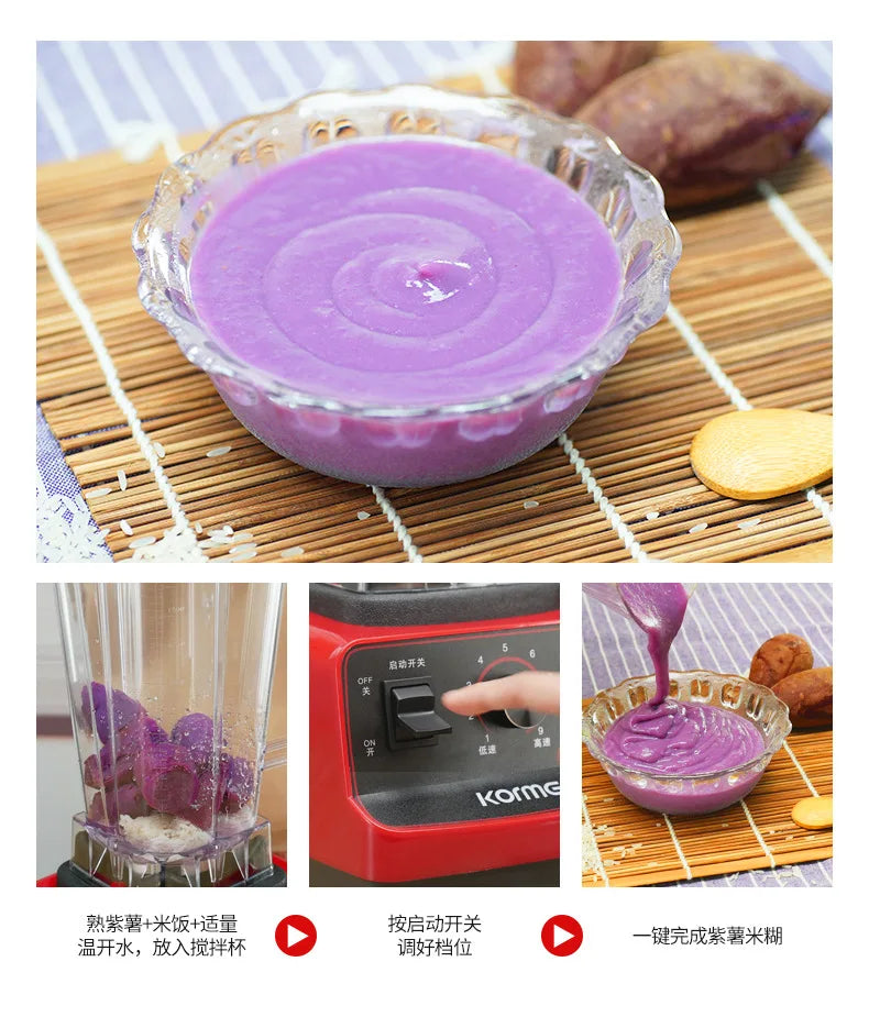 Commercial Wall Breaking Machine Household Mixer Automatic Juicer Smooth Grinding Blender Rice Paste Soymilk