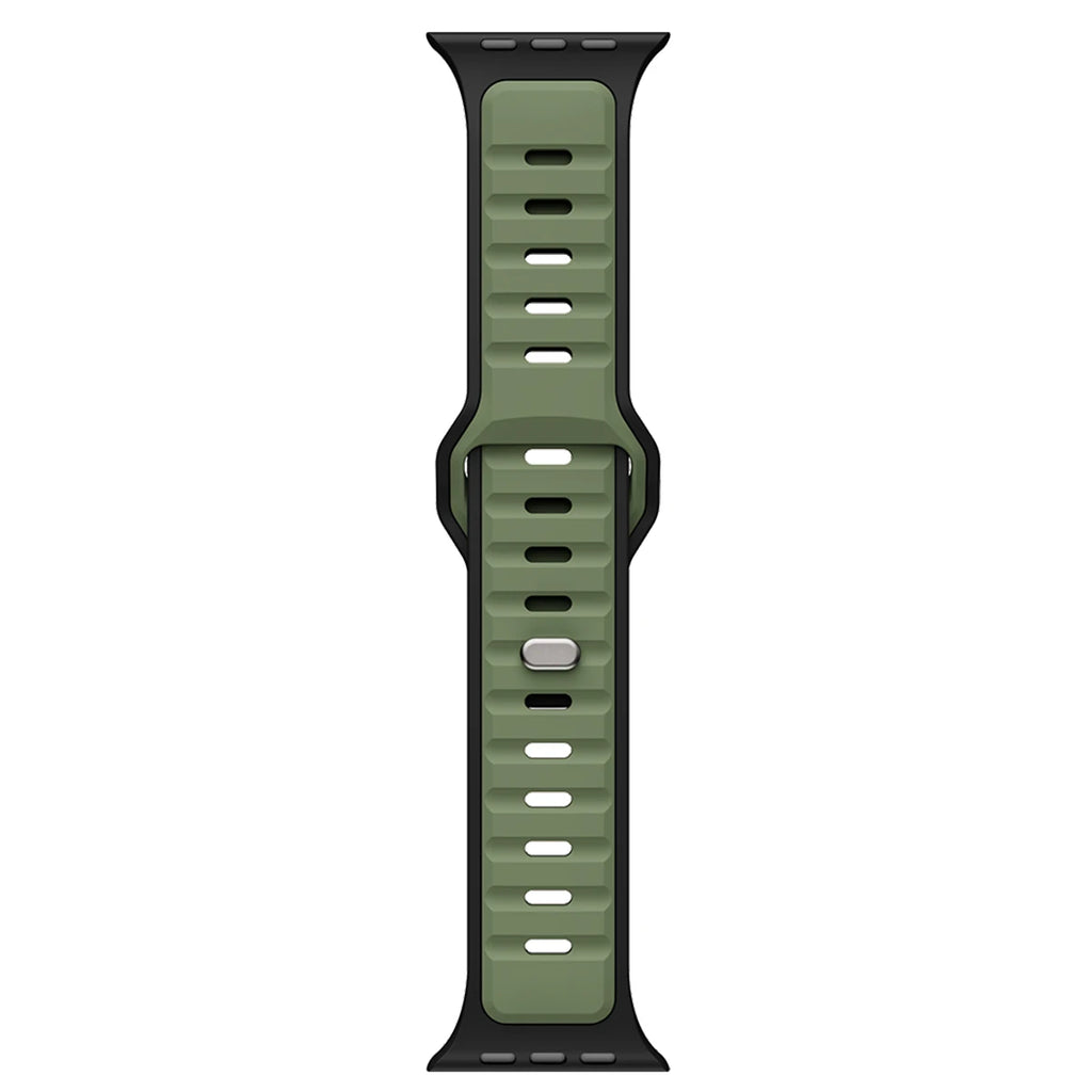 For Iwatch Series 11 10 9 8 7 6 5 4 SE3 Ultra 1 2 Silicone Strap Sports Band for Apple Watch 49mm 46mm 45mm 44mm 42mm 41mm 40mm