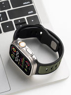For Iwatch Series 11 10 9 8 7 6 5 4 SE3 Ultra 1 2 Silicone Strap Sports Band for Apple Watch 49mm 46mm 45mm 44mm 42mm 41mm 40mm