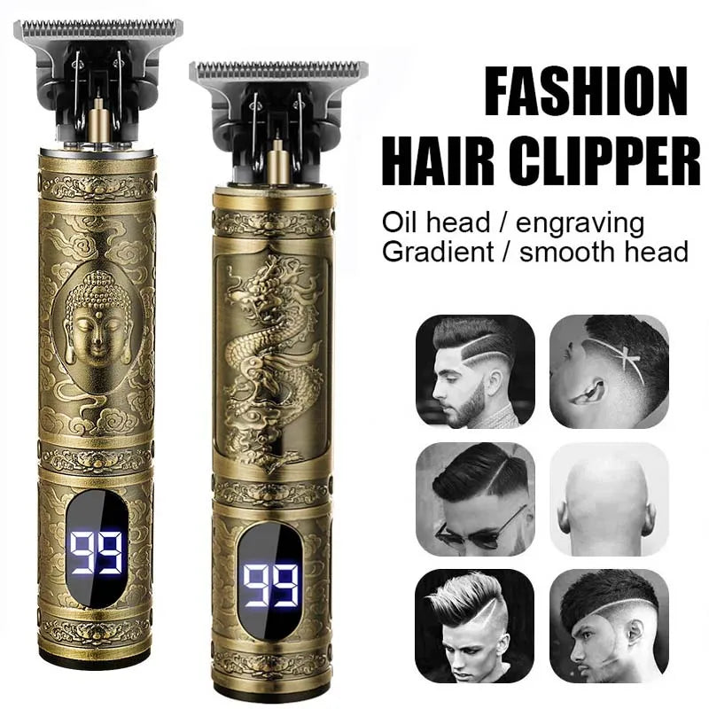 New Hair Clipper For Men's Beard Shaver Professional Version of Wireless Electric  Hair Trimmer Retro T9 Hair Cutting Machine