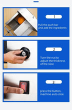 Commercial Vegetable and Fruit Multi-Function Slicer Electric Automatic Lemon Potato Slicer Manual and Electric Dual Use