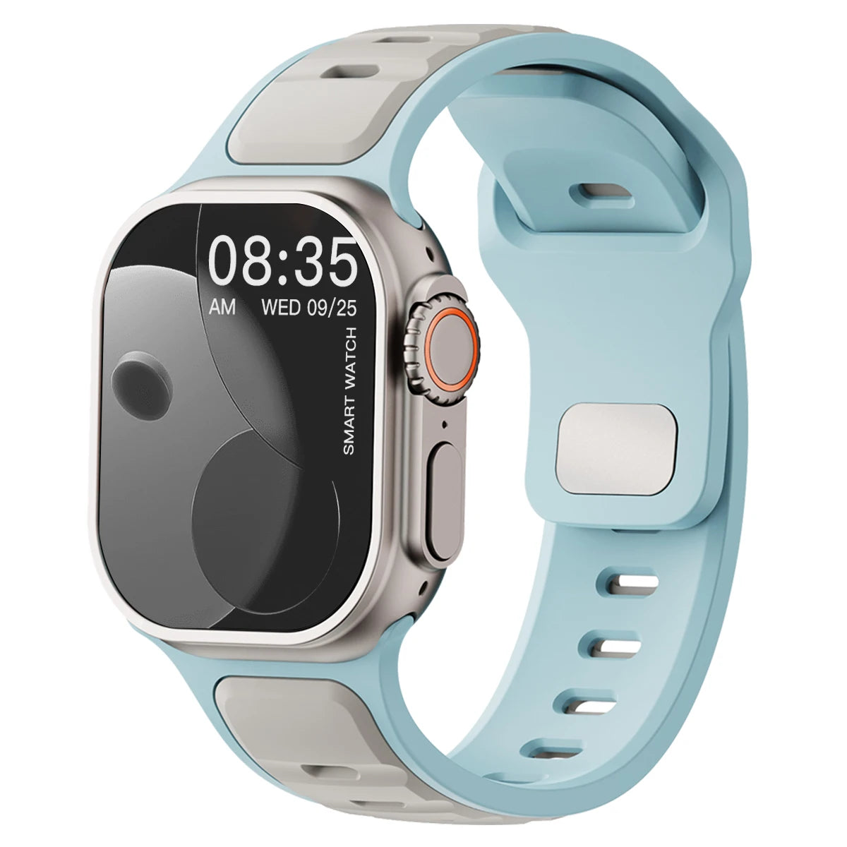 For Iwatch Series 11 10 9 8 7 6 5 4 SE3 Ultra 1 2 Silicone Strap Sports Band for Apple Watch 49mm 46mm 45mm 44mm 42mm 41mm 40mm