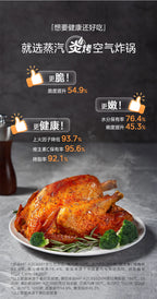 ABB   Air Fryer Household Steam Baking Multifunctional Large Capacity Steam Baking Integrated New Electric Oven